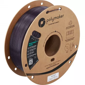 Polymaker PETG 3D spausdintuvo kaitinamoji medžiaga, 1,75 mm, 1 kg, tamsiai violetinė