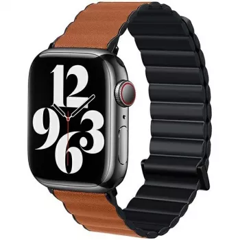 Beline Magnetic Pro Apple Watch dirželis 42/44/45/49mm juoda/ruda