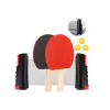 LEAN TOYS stalo teniso rinkinys su tinklu, 2 raketėmis ir 3 kamuoliukais