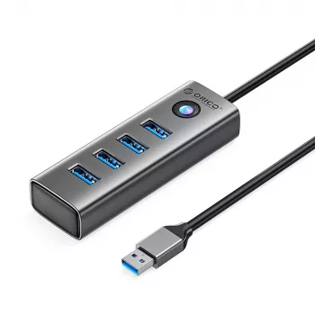 ORICO PDD4U-U3 4 prievadų USB 3.0 šakotuvas - pilka