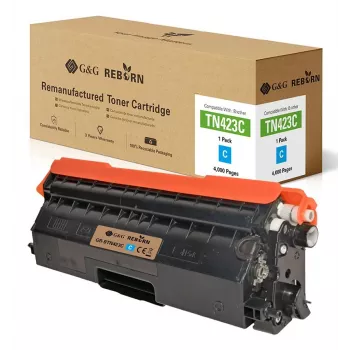 G&G 21189 Suderinama žalsvai mėlyna (cyan) tonerio kasetė, skirta Canon i-SENSYS LBP7200Cdn, LBP7210Cdn, LBP7660Cdn, LBP7680Cx, MF8330Cdn, MF8340Cdn, MF8350Cdn, MF8360Cdn, MF8380Cdw, MF8540Cdn, MF8550Cdn, MF8580Cdw (pakeičia CRG-718C)