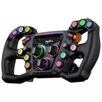PXN GT ONE lenktynių vairas su 3 pedalų komplektu ir 6+1 pavarų perjungikliu, skirtas PC, PS3, PS4, Xbox One, Xbox Series X/S, Switch