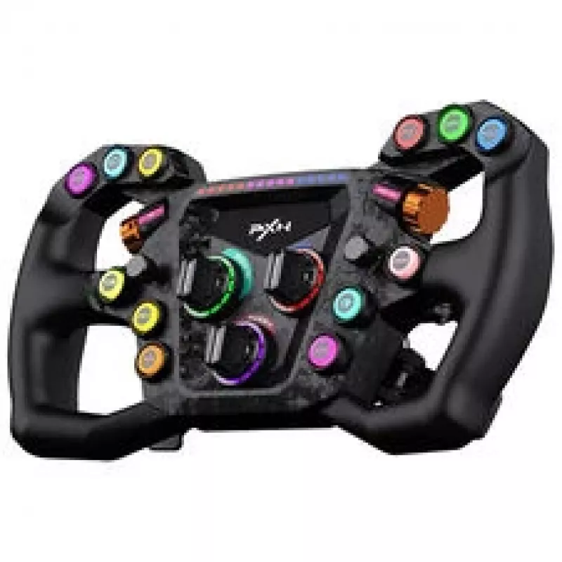 PXN GT ONE lenktynių vairas su 3 pedalų komplektu ir 6+1 pavarų perjungikliu, skirtas PC, PS3, PS4, Xbox One, Xbox Series X/S, Switch
