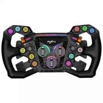 PXN GT ONE lenktynių vairas su 3 pedalų komplektu ir 6+1 pavarų perjungikliu, skirtas PC, PS3, PS4, Xbox One, Xbox Series X/S, Switch