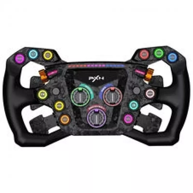 PXN GT ONE lenktynių vairas su 3 pedalų komplektu ir 6+1 pavarų perjungikliu, skirtas PC, PS3, PS4, Xbox One, Xbox Series X/S, Switch