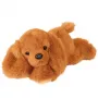 LEAN TOYS Pliušinis kokerspanielis su svorio letenėlėmis, rudas, 30 cm