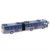 LEAN TOYS RC policijos šarnyrinis autobusas su nuotolinio valdymo pultu ir šviesomis, pilkas 1:32