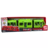 LEAN TOYS City Metro tramvajus su atsidarančiomis durimis, šviesomis ir garsais, žalias, 1:16
