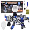LEAN TOYS elektrinis gelio rutuliukų šaudyklė Graffiti White Blue