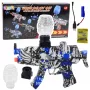 LEAN TOYS elektrinis gelio rutuliukų šaudyklė Graffiti White Blue