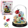 LEAN TOYS Konstrukciniai blokeliai Gėlių kompozicija su boružėlėmis kupole 596 vnt.