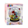 LEAN TOYS Konstrukciniai blokeliai Gėlių kompozicija su boružėlėmis kupole 596 vnt.