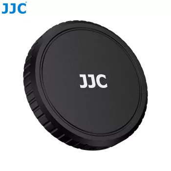 JJC LRR-OA6K2 Objektyvo dangtelio ir dekoratyvinių žiedų rinkinys, skirtas DJI Osmo Action 6 (juodas dangtelis, raudoni ir mėlyni žiedai)