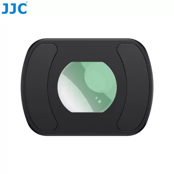 JJC 0,72x plataus kampo objektyvas, skirtas DJI Osmo Pocket 3 / 4, magnetinis tvirtinimas, daugiasluoksnis optinis stiklas, juodas