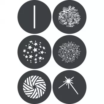 Godox GP GS3 Gobų rinkinys projekciniams priedams (6 raštai, 66 mm)