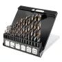 NEO TOOLS HSS-CNC metalo grąžtų rinkinys, 124°, Pro-Tec, 1,0-10,0 mm, 19 vnt.