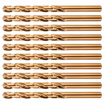 NEO TOOLS HSS-Co 7,0 mm metalo grąžtai, 10 vnt. (DIN 338, Split Point, 135°)