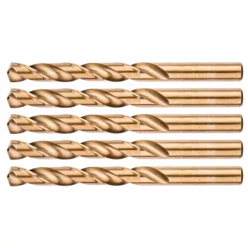 NEO TOOLS HSS-Co kobalto grąžtai metalui, 12,0 mm, 5 vnt. (DIN 338, 135° skeltasis antgalis)
