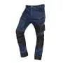 NEO TOOLS DENIM darbo kelnės su Oxford sutvirtinimais, tamsiai mėlynos, M dydžio