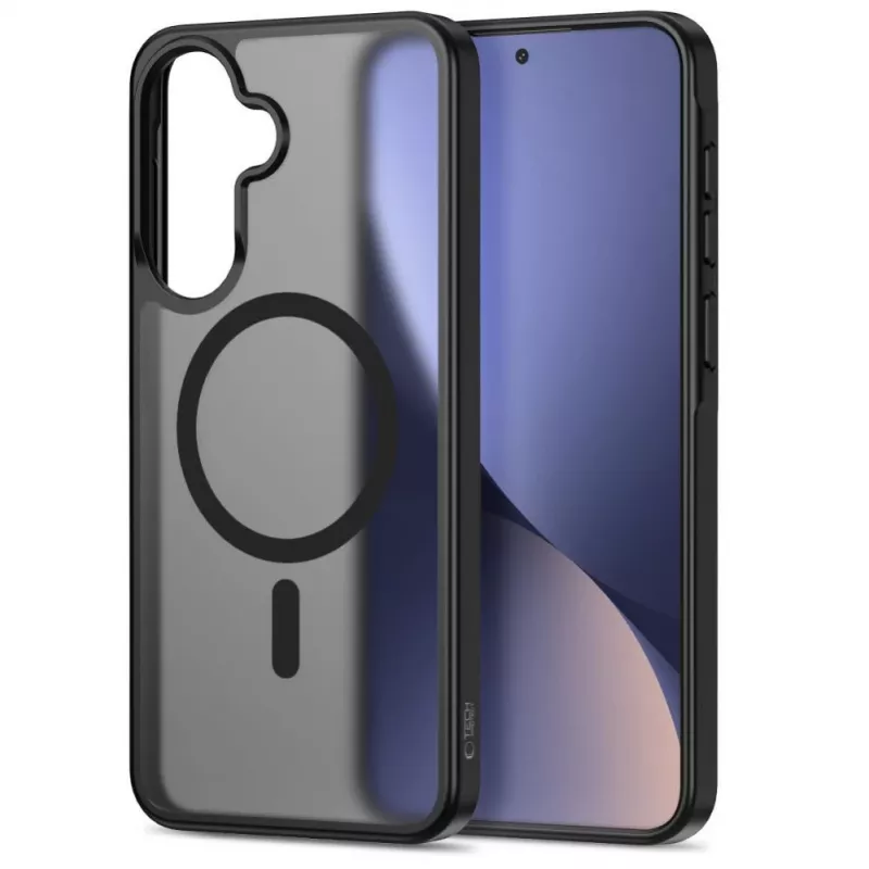 Tech-Protect Magmat MagSafe dėklas, skirtas Samsung Galaxy A36 / A37 / A56 / A27 5G - matinė juoda