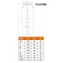 NEO TOOLS 81-227-XXXL apsauginės darbo kelnės pilkos/juodos XXXL