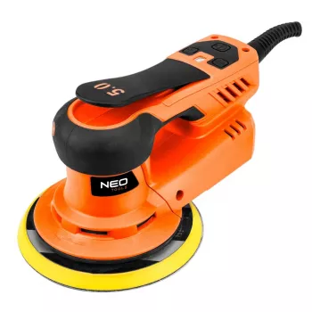 NEO TOOLS 04-721 Atsitiktinio judesio orbitinis šlifuoklis 350W bešepetėlis 150mm