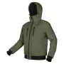 NEO TOOLS Šilta striukė su gobtuvu OUTDOOR, žalia, S dydis