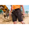 NEO TOOLS HD darbo šortai su nuimamomis kišenėmis, dydis LD/54, juodi
