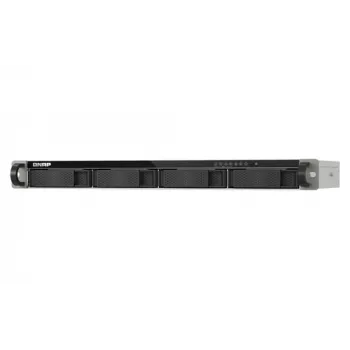QNAP TS-432XeU-4G 4 lizdų stelažinis NAS, AnnapurnaLabs AL314 Quad-Core 1.7GHz, 4GB DDR4, 1x 10GbE SFP+, 2x 2.5GbE RJ-45, 1U