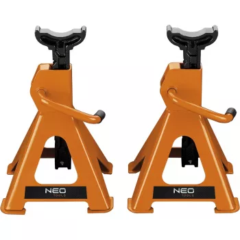 NEO TOOLS 3 tonų automobilio domkrato stovai, 295-415 mm aukštis, pora