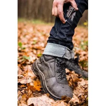 NEO TOOLS DENIM 5-kišenių darbo kelnės, M dydis, mėlynos, reguliaraus kirpimo, sustiprintos siūlės, EN ISO 13688