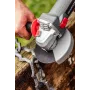 GRAPHITE 750W kampinis šlifuoklis su kintamu greičiu, 125 mm diskas