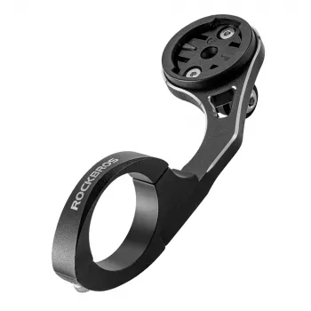 Rockbros FK-301 2-in-1 dviračio laikiklis vairui - dviračių kompiuteriui ir veiksmo kamerai/žibintui - juoda
