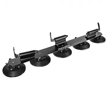 ROCKBROS XP1003 Siurbtuvinis stogo dviračių laikiklis 3 dviračiams - juoda