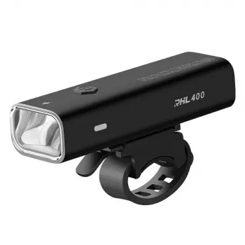 ROCKBROS RHL400 priekinis dviračio žibintas 400 lm USB-C juodas