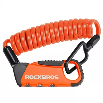 ROCKBROS RBK6N kombinuotasis dviračio užraktas, oranžinis