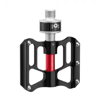 ROCKBROS K3462F-BK greito atjungimo nuimami platforminiai pedalai - juodi