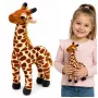LEAN TOYS Minkštas žirafos žaislas 30 cm
