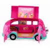 LEAN TOYS ledų mašinėlės lėlių žaidimo rinkinys, sulankstomas, rožinis, 33 dalys