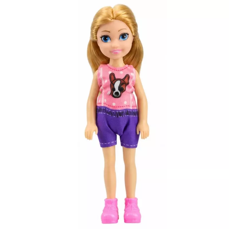 LEAN TOYS ledų mašinėlės lėlių žaidimo rinkinys, sulankstomas, rožinis, 33 dalys