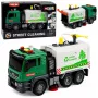 LEAN TOYS gatvių šlavimo sunkvežimis su vandens funkcija, šviesomis ir garsais 1:14