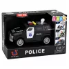LEAN TOYS policijos automobilis Speciali transporto priemonė 1:32 mastelis juodas su šviesomis ir garsais