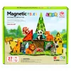 LEAN TOYS magnetiniai konstrukciniai blokeliai Laukiniai gyvūnai Džiunglių ZOO 27 vnt.