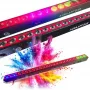 LIGHT4ME AURA APP BAR dekoratyvinė LED šviesos juosta su Bluetooth programėlės valdymu, 16 RGB LED, muzikos sinchronizacija, USB-C, juoda