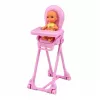 LEAN TOYS Anlily Mama ir Dvynukai kūdikiai lėlių rinkinys su aksesuarais