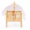LEAN TOYS Anlily Mama ir Dvynukai kūdikiai lėlių rinkinys su aksesuarais