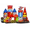 LEAN TOYS Magnetiniai konstrukciniai blokeliai Gaisrinė 42 dalys