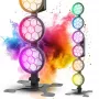LIGHT4ME LUMEN HEXO Retro LED efektų šviestuvas 90W RGBWA+UV 6-in-1 DMX