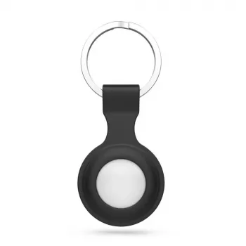 Tech-Protect raktų pakabuko dėklas Apple AirTag, juodas