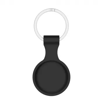 Tech-Protect raktų pakabuko dėklas Apple AirTag, juodas